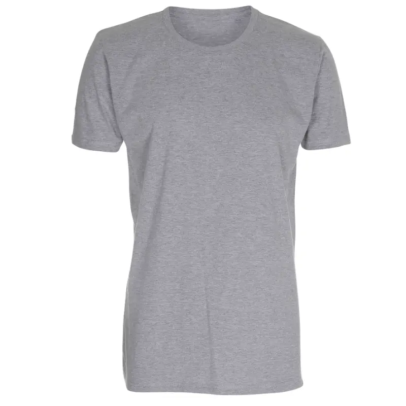 Ekologisk basic rundhalsad t-shirt i oxfordgrå