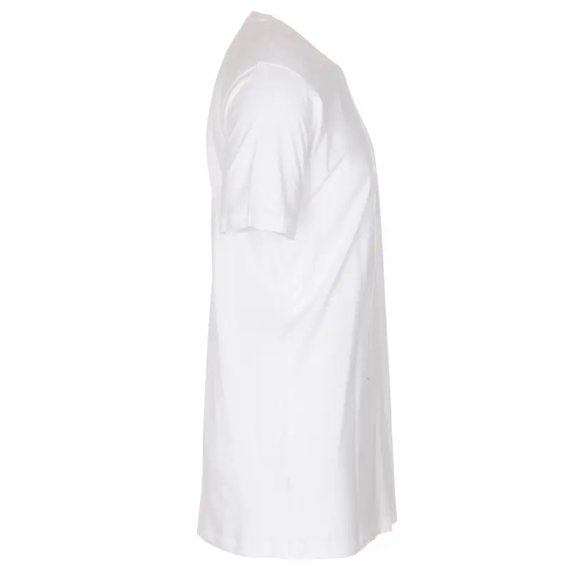 Ekologiska basic t-shirts med rund hals i vitt för män