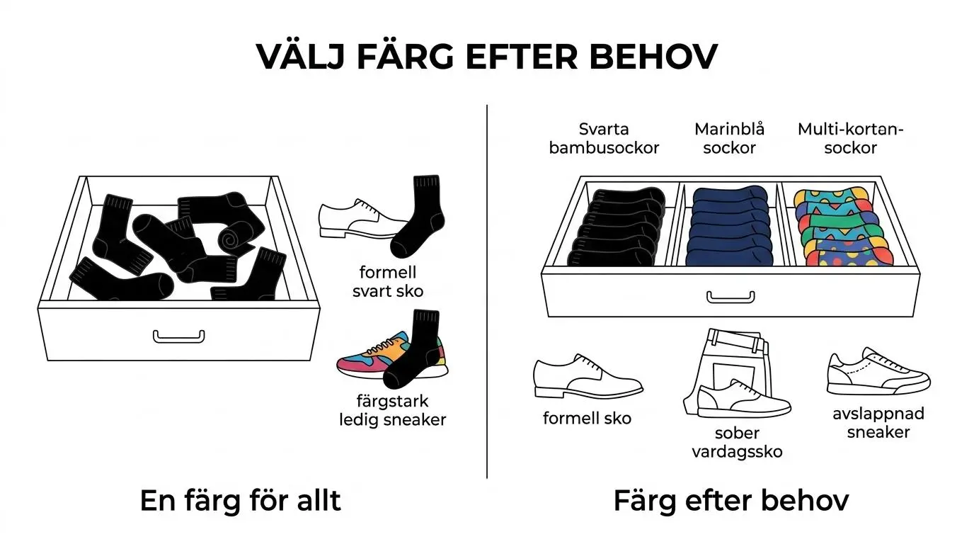 bambusockor efter färg, antal och användning bambusockor efter färg, antal och användning